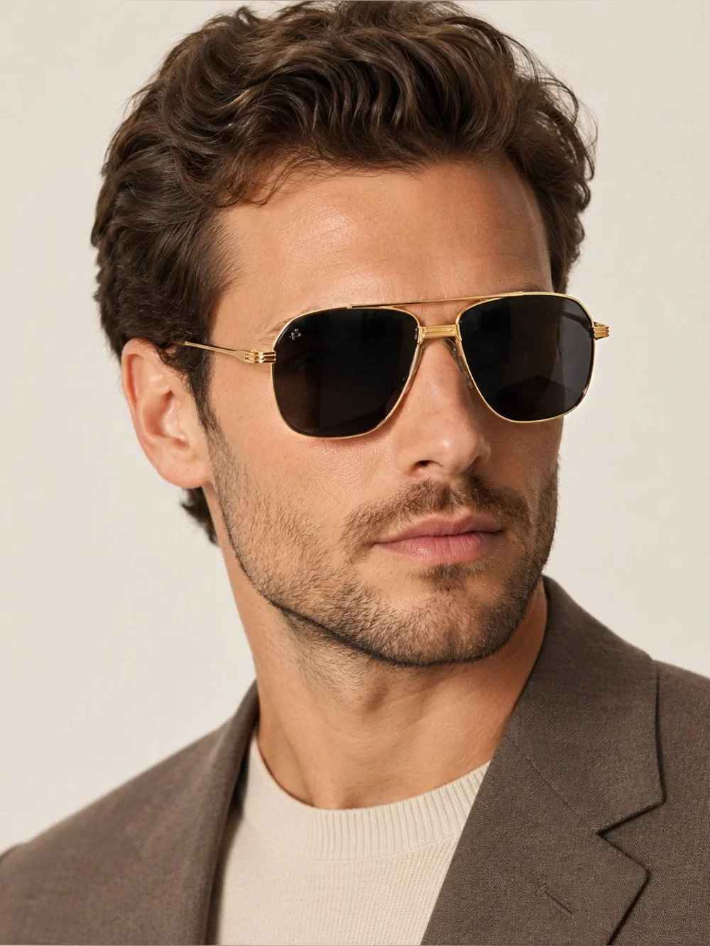 NWT Privé Revaux Rico Polarized Sunglasses Champagne Gold *NEW*